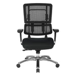 Vertical Black Mesh Back Chair