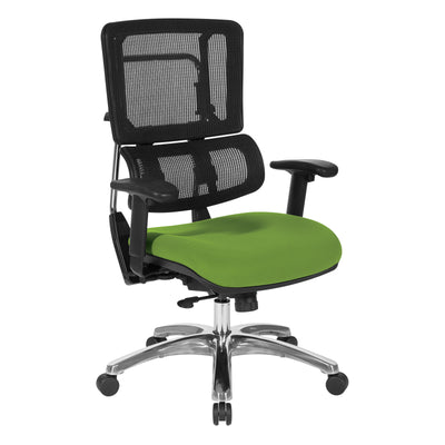 Vertical Black Mesh Back Chair