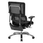 Vertical Black Mesh Back Chair