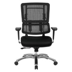 Vertical Black Mesh Back Chair