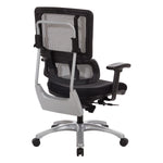 Vertical Grey Mesh Back Chair