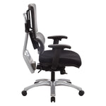 Vertical Grey Mesh Back Chair