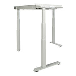 Office Star ELECTRIC BASE 3-STAGE - Office Table in Silver