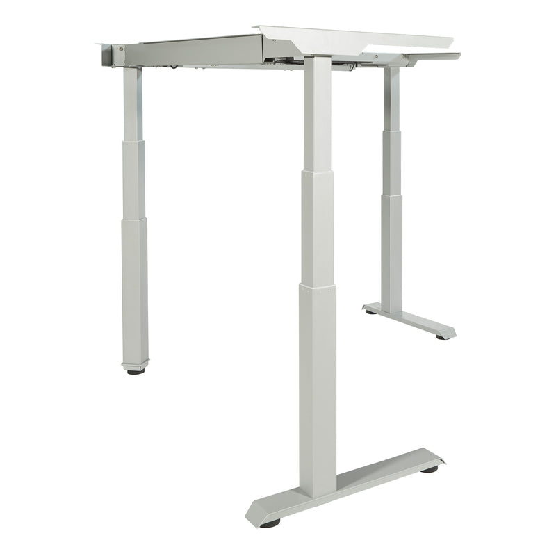 Office Star ELECTRIC BASE 3-STAGE - Office Table in Silver