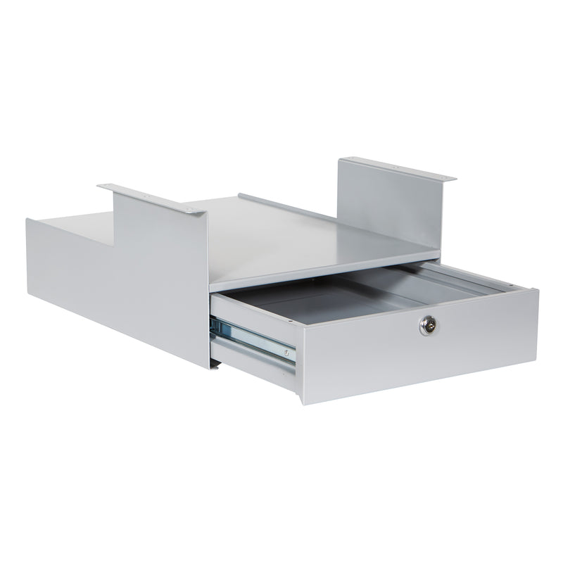 Office Star Personal Storage - Metal Storage Cabinet in Silver