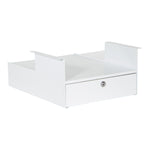 Office Star Personal Storage - Metal Storage Cabinet in White