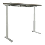 Office Star Ascend II 3 Stage 60" x 24" Electric Height Adjustable table - Sit-Stand Height-Adjustable Desk