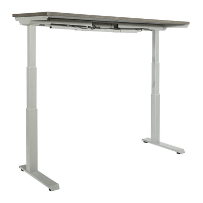 Office Star Ascend II 3 Stage 60" x 24" Electric Height Adjustable table - Sit-Stand Height-Adjustable Desk