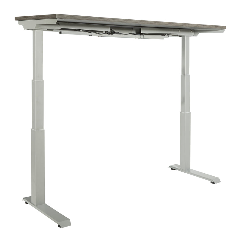 Office Star Ascend II 3 Stage 60" x 24" Electric Height Adjustable table - Sit-Stand Height-Adjustable Desk