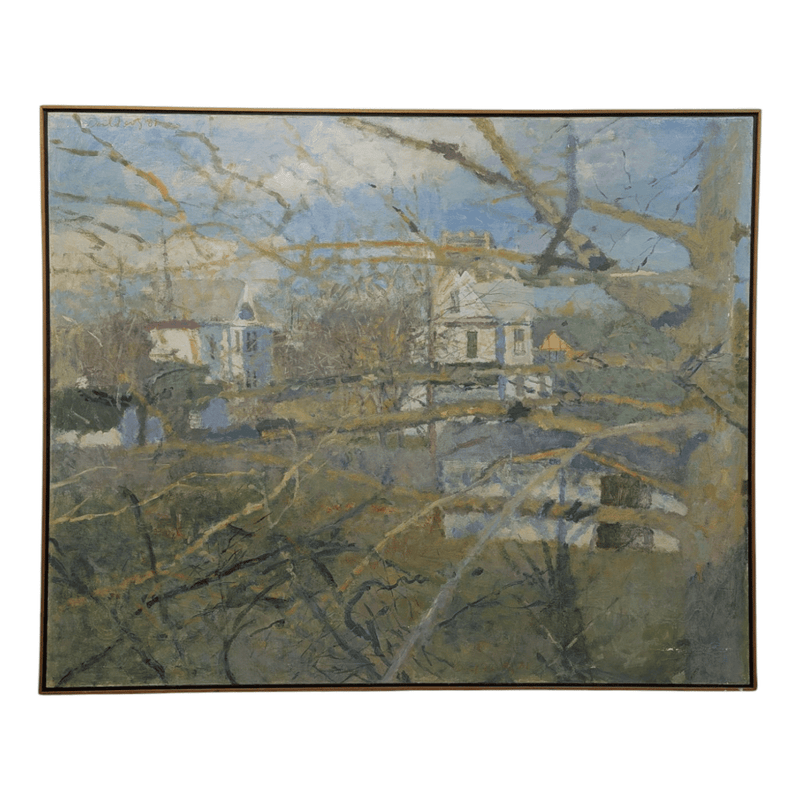 The View From My Bedroom Window (1981) by David Fertig – Framed, 60x74