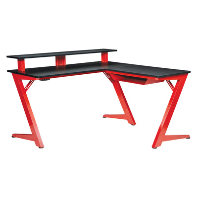 OSP Avatar Battlestation Gaming Desk - Office Desk in Red