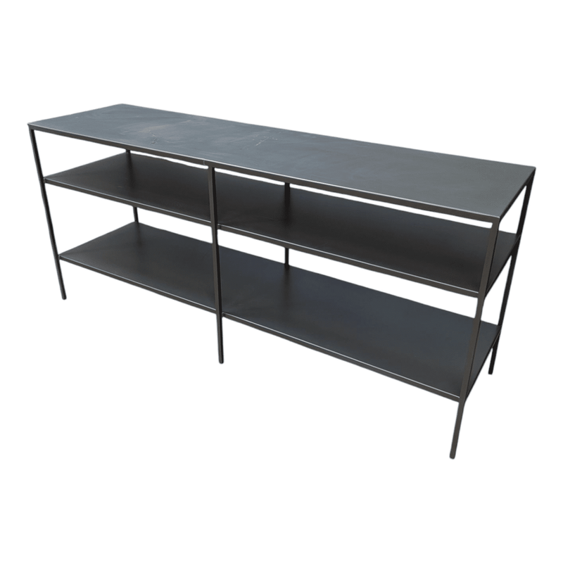 Metal Media Console, Black