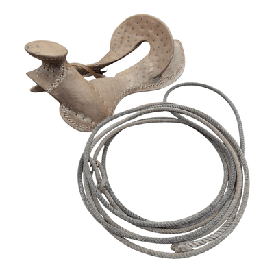 Decorative Saddle and Lasso Set
