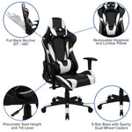 Optis Black Gaming Desk and Black Reclining Gaming Chair Set - Professional Gaming Station with Monitor Stand