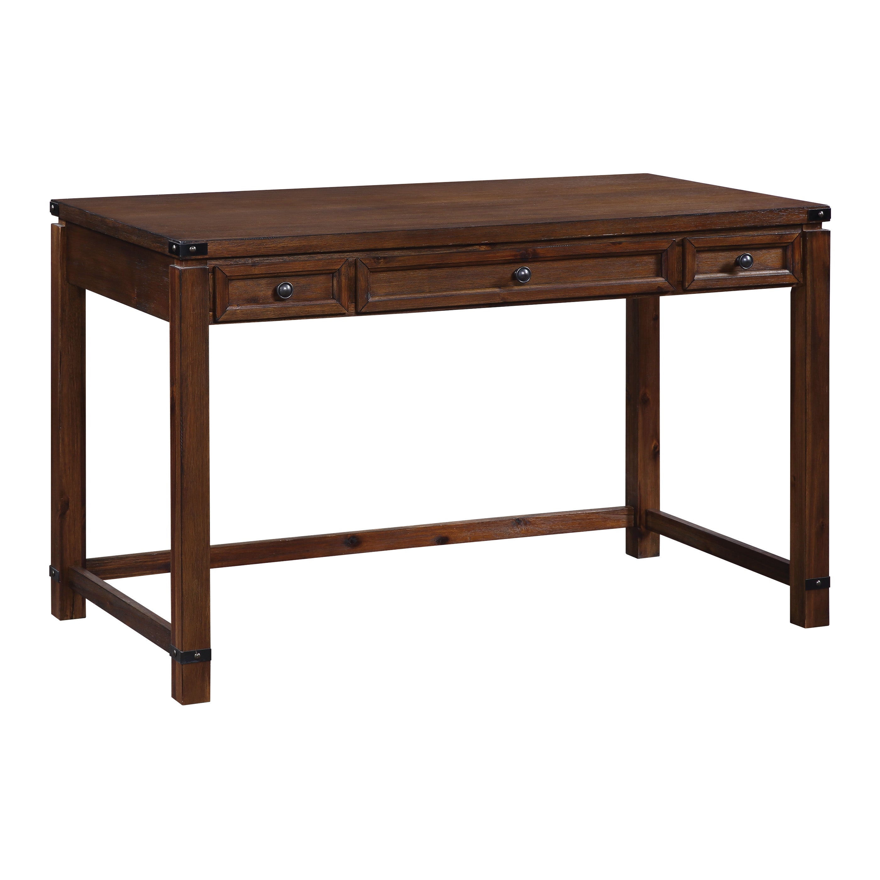Workspace Inca Triangle Rouge OSP Baton Rouge Desk - Home Office Desk in Brushed Walnut – 247workspace