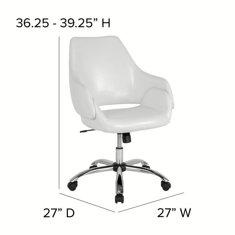 Flash Furniture Madrid Mid-Back Chair - Thumbnail 4