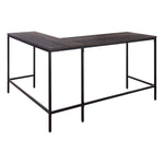 OSP Contempo L-shaped Desk - L-Shaped Home Office Desk in Ozark Ash