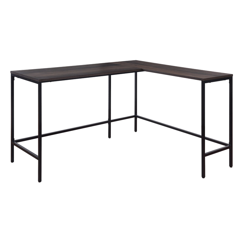OSP Contempo L-shaped Desk - L-Shaped Home Office Desk in Ozark Ash