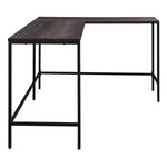 OSP Contempo L-shaped Desk - L-Shaped Home Office Desk in Ozark Ash