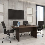 Conference Table i5 Industries Kai Line 71 Inch Racetrack | Seats 6 with Wire Management