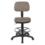 Sculptured Seat and Back Drafting Chair