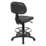 Sculptured Seat and Back Drafting Chair