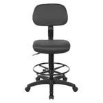 Sculptured Seat and Back Drafting Chair