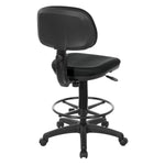 Sculptured Seat and Back Drafting Chair