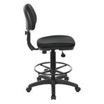Sculptured Seat and Back Drafting Chair
