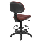 Sculptured Seat and Back Drafting Chair