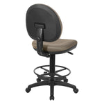 Sculptured Seat and Back Drafting Chair