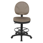 Sculptured Seat and Back Drafting Chair