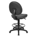 Sculptured Seat and Back Drafting Chair