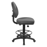 Sculptured Seat and Back Drafting Chair