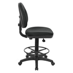 Sculptured Seat and Back Drafting Chair