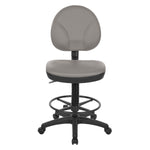 Sculptured Seat and Back Drafting Chair
