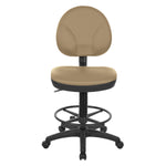 Sculptured Seat and Back Drafting Chair
