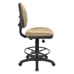 Sculptured Seat and Back Drafting Chair