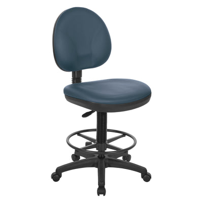 Sculptured Seat and Back Drafting Chair