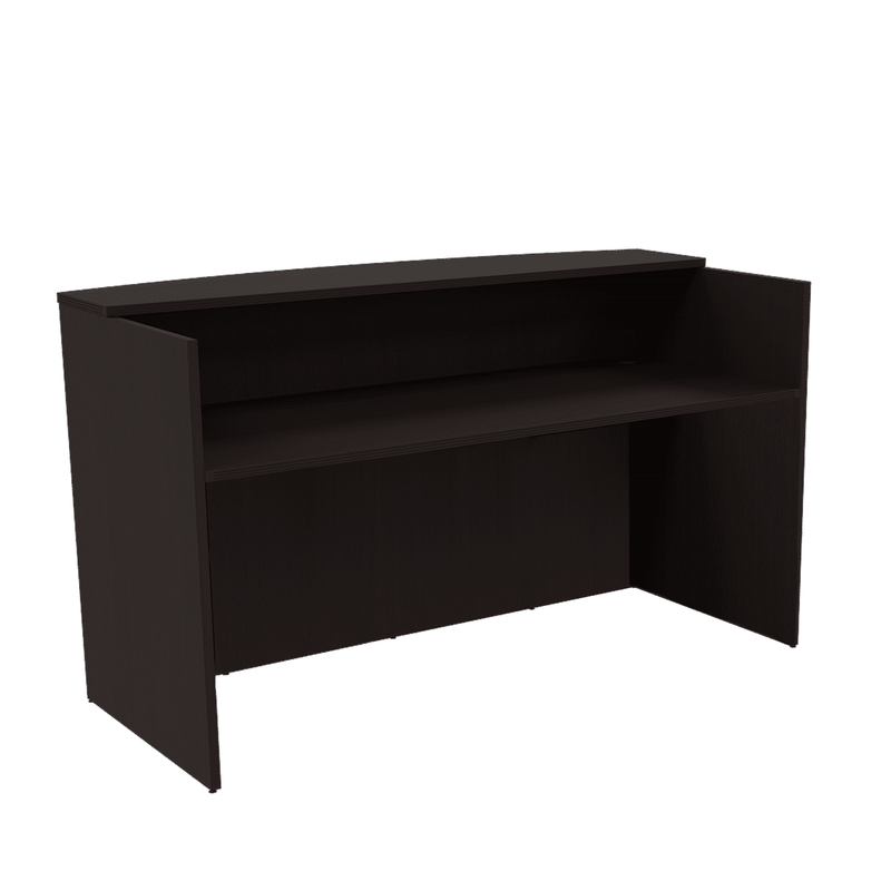 i5 Industries Reception Desk 30-36"x71" | Professional Front Office Solution with Storage & Transaction Counter