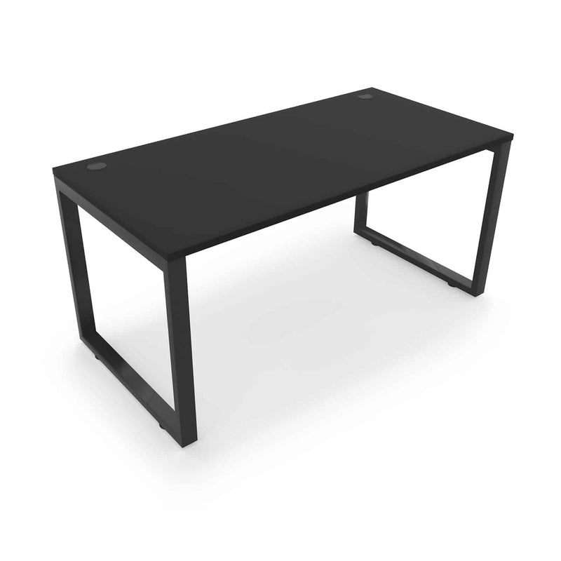 i5 Fusion Metal Leg Desk with Grommets, 24" x 48"