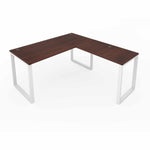 Fusion L-Shaped Metal Leg Desk 72" x 84" | Reversible Corner Desk with Cable Management