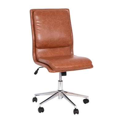 Mid-Back Armless Swivel Task Office Chair