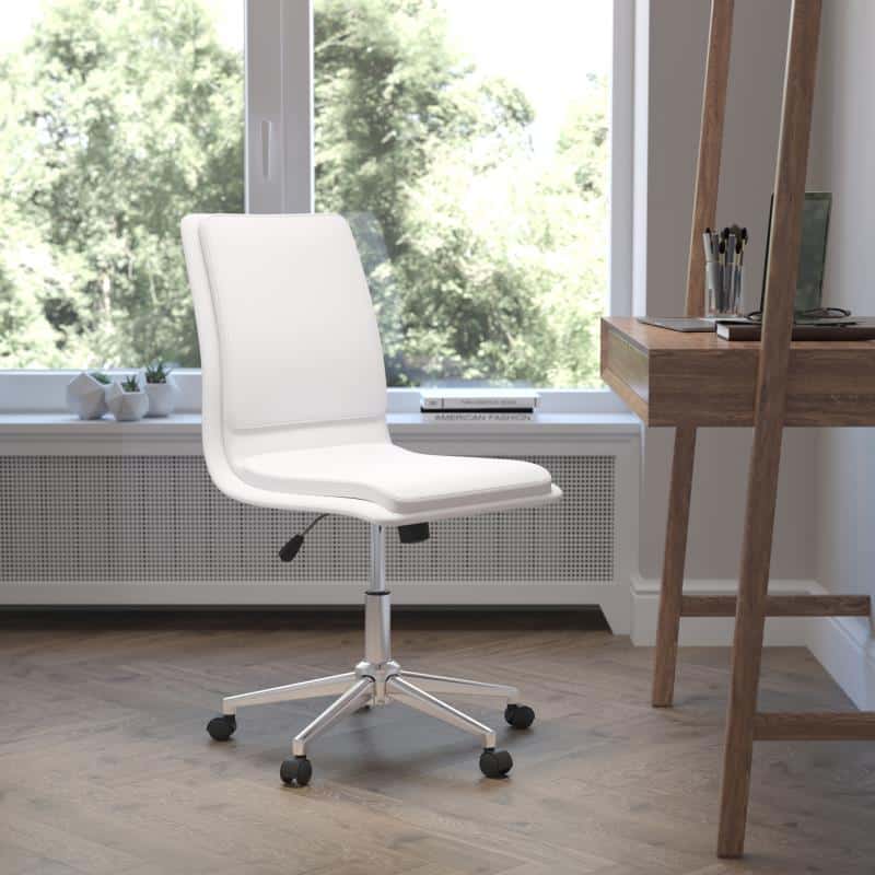 Armless Swivel Task Office Chair