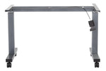 Office Star 4' Frame for Height Adjustable Table - Sit-Stand Height-Adjustable Desk in Titanium