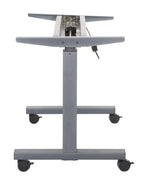 Office Star 4' Frame for Height Adjustable Table - Sit-Stand Height-Adjustable Desk in Titanium