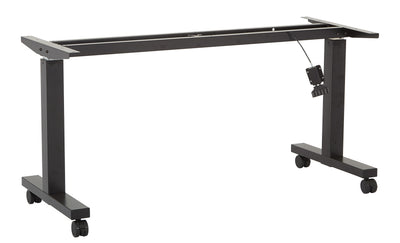Office Star 5' Frame for Height Adjustable Table - Sit-Stand Height-Adjustable Desk in Black