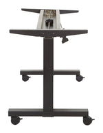 Office Star 5' Frame for Height Adjustable Table - Sit-Stand Height-Adjustable Desk in Black