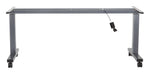 Office Star 6' Frame for Height Adjustable Table - Sit-Stand Height-Adjustable Desk in Titanium