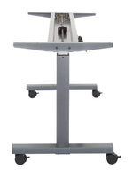 Office Star 6' Frame for Height Adjustable Table - Sit-Stand Height-Adjustable Desk in Titanium